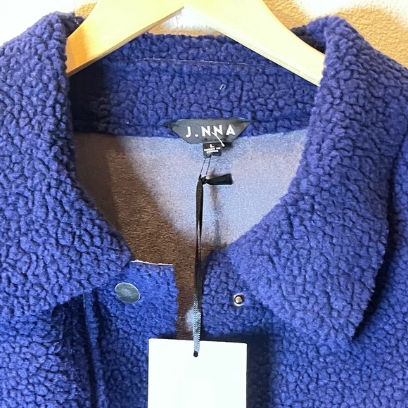 J. NNA Oversized Fleece Jacket - Picture 4 of 8